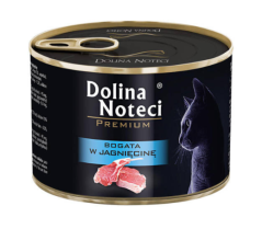 Konzerva Dolina Noteci premium cat Jehně 185g