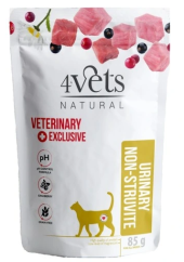 4Vets Cat Natural Veterinary Exclusive URINARY NON-STRUVITE 85 g (kapsička)