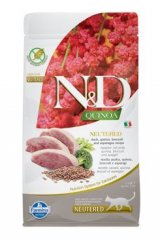 N&D Quinoa CAT Neutered Duck & Broccoli & Asparagus 1,5kg