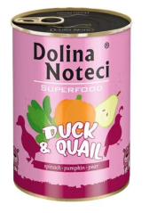 Dolina Noteci Superfood Kachna a křepelka 400g