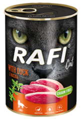 Konzerva RAFI cat s kachním masem 400g