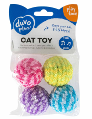DUVO hračka Cat provázkový míček mix 4ls.bal.