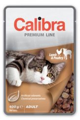 Calibra Cat kapsička Premium Adult Lamb & Poultry 100g