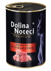 Konzerva Dolina Noteci premium cat Telecí 400g