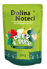 Dolina Noteci Superfood Jelen a kachna 300g (kapsička)