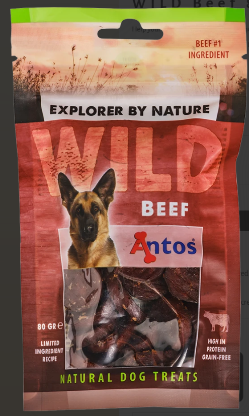 ANTOS Wild Hovězí 80g