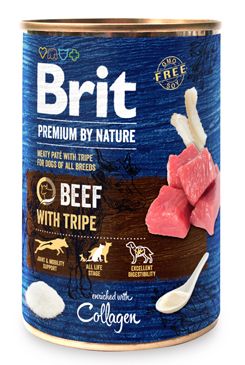 Brit Premium Dog by Nature konzerva Beef & Tripes 400g