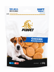 PLOVET Dog Kuřecí kolečka 240g