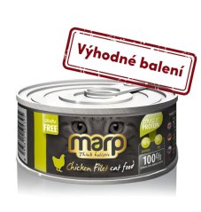 
                                    Marp Chicken Filet konzerva pro kočky s kuřecími prsy 12x70g
                                