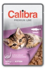 Calibra Cat kapsička Premium Kitten Salmon 100g