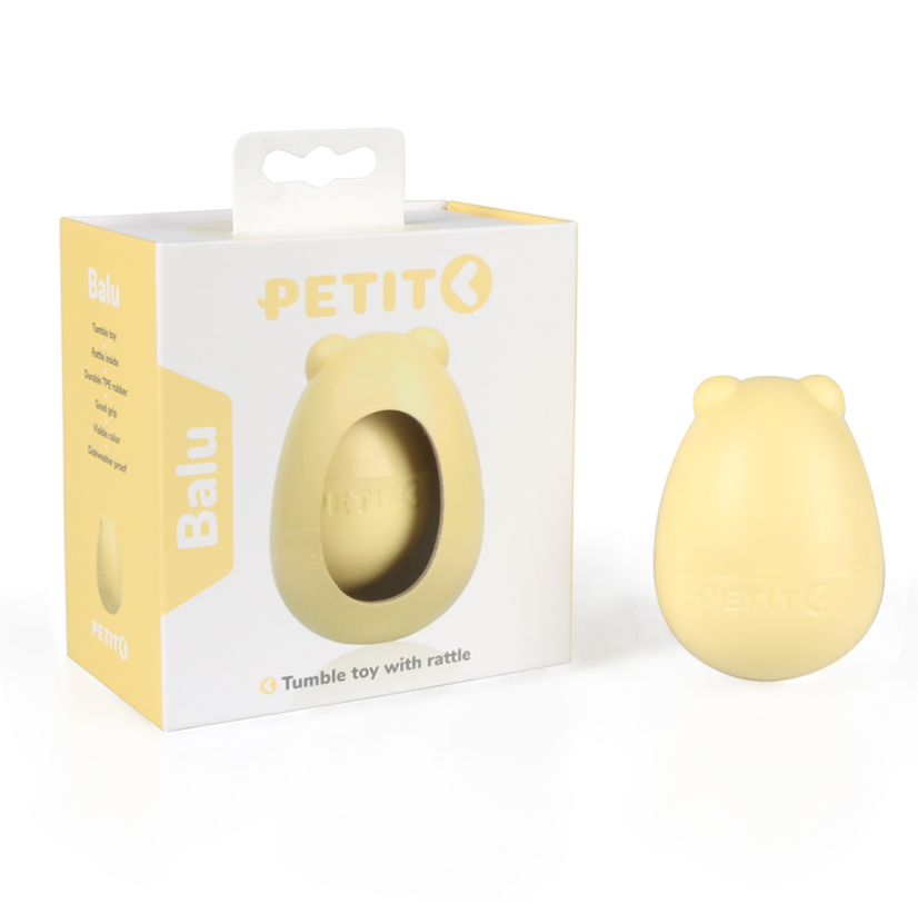 Hračka Petit kužel ergonomický žlutý 8cm