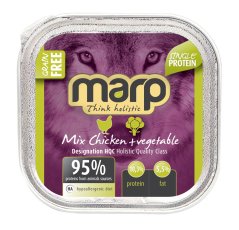 Marp Mix vanička pro psy kuře+zelenina 100g
Marp Mix vanička pro psy kuře+zelenina 100g