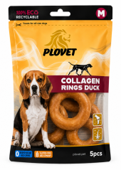 PLOVET Kolagenové kroužky, kachní 5ks