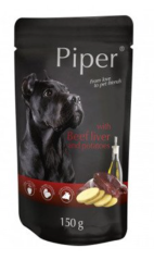 PIPER Hovězí s játry a bramborami 150g (kapsička)