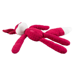 DUVO Hračka plyšová Liška dlouhá vínově červená 42cm.