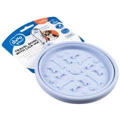 DUVO Cestovní miska silikonová na olizování 475ml.