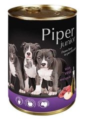PIPER Junior Kuřecí s žaludky a hnědou rýží 400g PIPER Junior Kuřecí s žaludky a hnědou rýží 400g