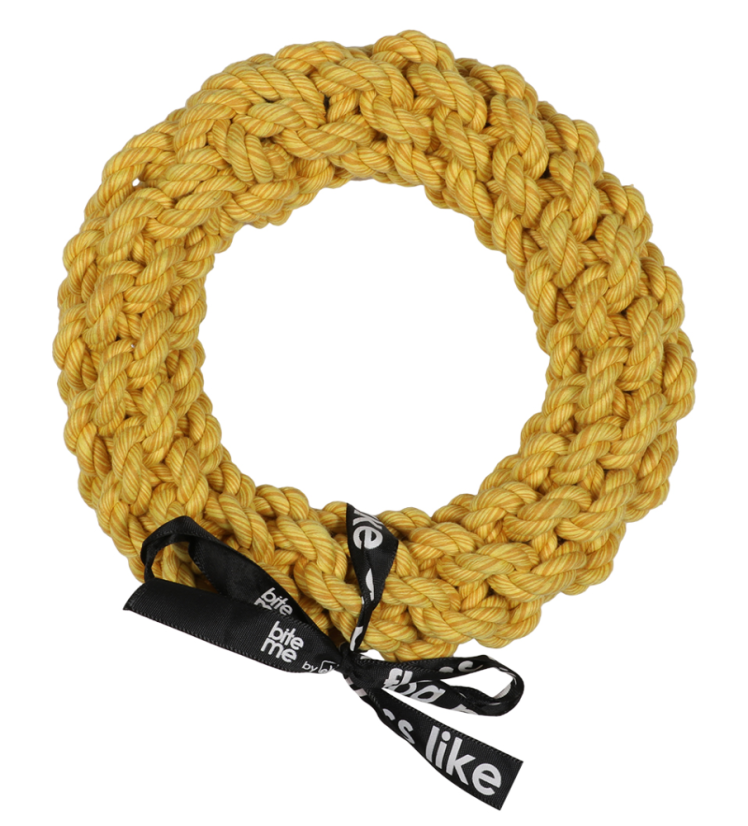 Bavlněný Kruh žlutý 18cm