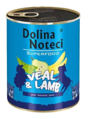 Dolina Noteci Superfood Telecí a jehněčí 800g