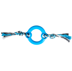 DUVO hračka bavlna s kruhem modro/šedé 30cm