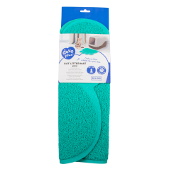 DUVO Předložka před WC modrá tlapka 60x45cm