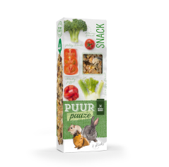 PUUR Tyčinka drobný hlodavec brokolice&rajče 110g
