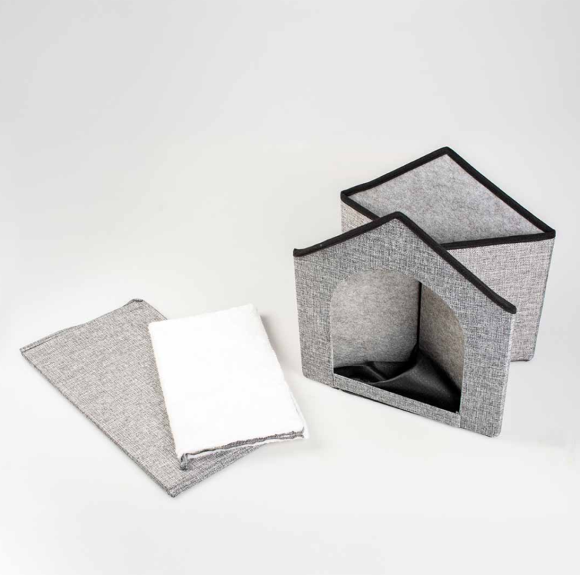 DUVO Bouda plátěná 43x38x41cm