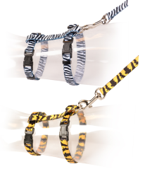 DUVO Postroj Cat 30-50x1,2x125cm zoo vzor