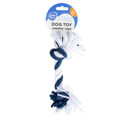 DUVO hračka bavlna uzel bílo/modrý 40cm