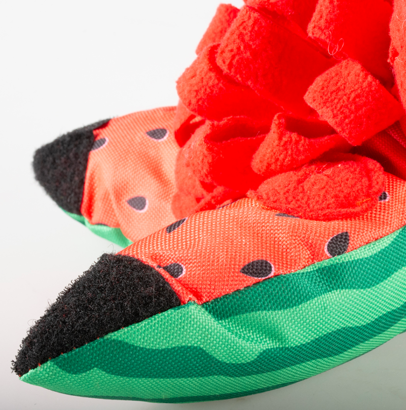 DUVO hračka Míč na pamlsky šňupací meloun 37x37x26cm.