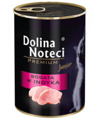 Konzerva Dolina Noteci premium cat Junior Krůta 400g