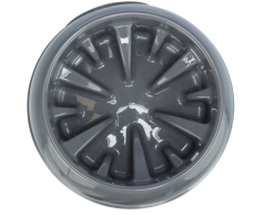 Miska k pomalému krmení, design slunečnice, plast TPR 1,4l Trixie