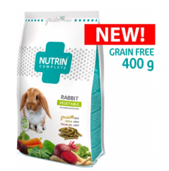 NUTRIN Complete Králík - GRAIN FREE se zeleninou 400g.