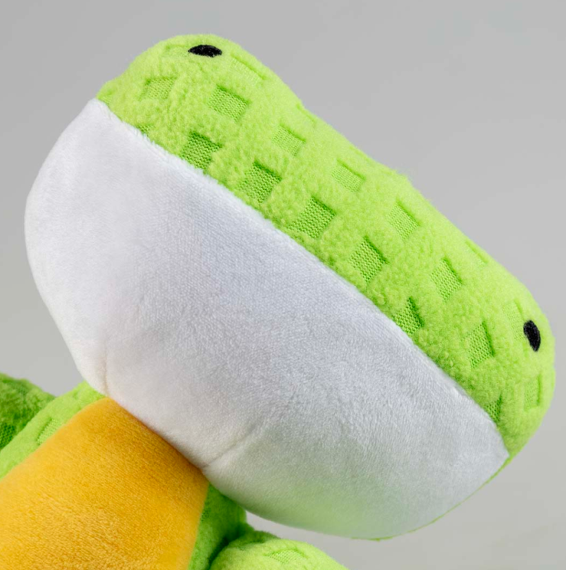 DUVO Hračka plyšová žába dlouhá zelená 37cm.