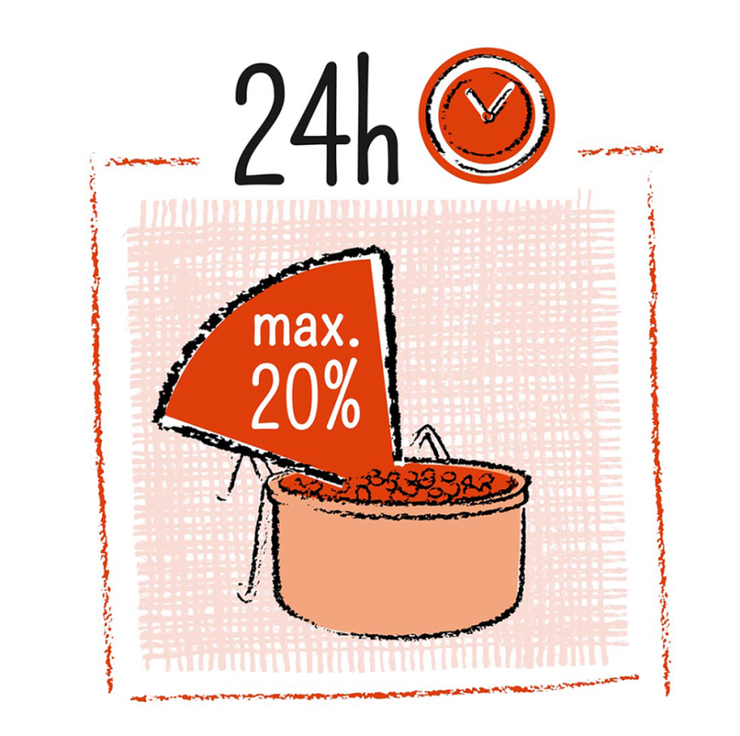 PUUR Tyčinka andulka papája/pomeranč 60g