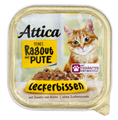 Attica paštika pro kočky - krůtí 100 g