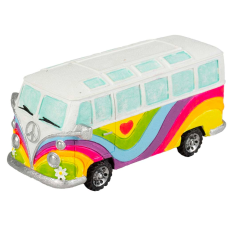 DUVO Akvarijní dekorace  happy autobus 13x6x6cm