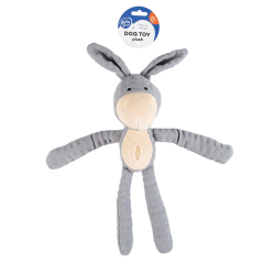 DUVO Hračka plyšová Králík dlouhý šedý 43cm.