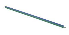 AQUA NOVA Vzduchovací lišta 60cm.