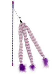 DUVO hračka Cat Udice boa fialová 44cm.