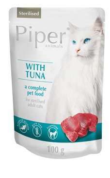 PIPER CAT Sterilised Tuňák 100gr. (kapsička)