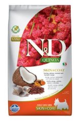 N&D Quinoa DOG Skin & Coat Herring &Coconut Mini 2,5kg