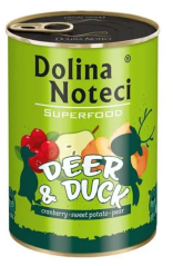 Dolina Noteci Superfood Jelen a kachna 400g