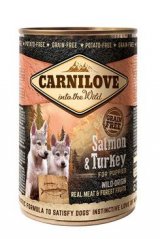 Carnilove konzerva losos & krůta pro štěňata 400g
