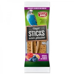 Perfecto Bird Vogel Sticks Tyčky pro ptáky - Amaranth, maliny a borůvky 2ks 13,5cm / 160g