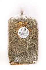 ZOO Jen seno s bylinkami 1kg (ručně plněné)