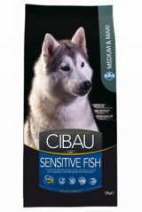 CIBAU Adult Sensitive Fish&Rice 12kg+2kg ZDARMA