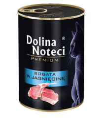 Konzerva Dolina Noteci premium cat Jehně 400g