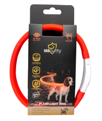 DUVO LED kroužek 65x2,5x1cm.červený