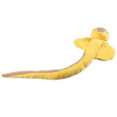 DUVO Hračka plyšová kobra žlutá 65cm.